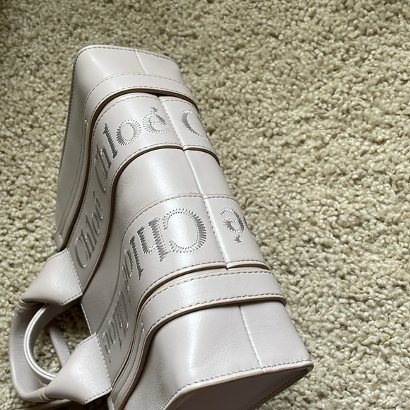 Chloé woody rare color pristine small leather tote crossbody in nomad beige - Picture 6 of 15